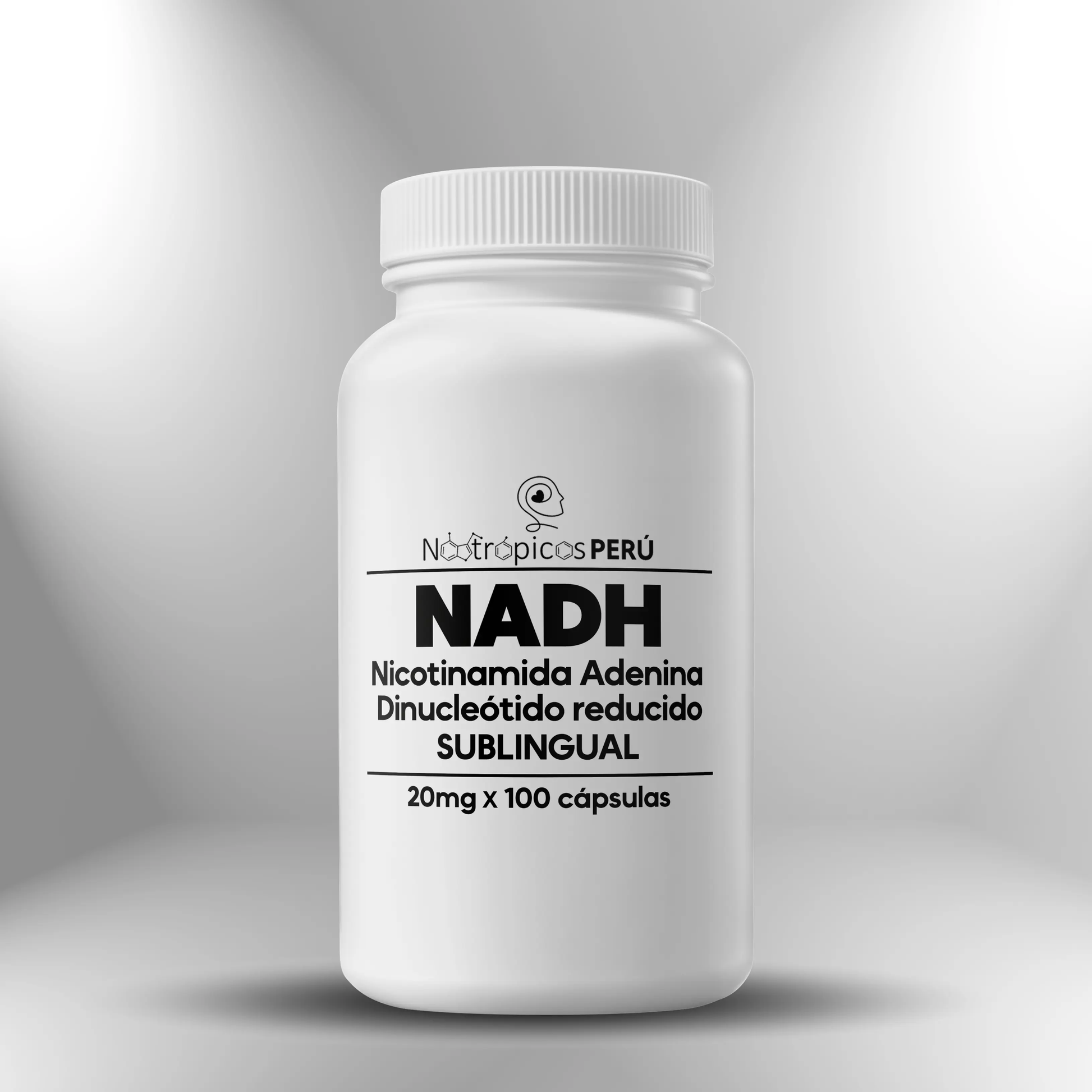NADH (Nicotinamida Adenina Dinucleótido reducido) 20mg ► 50 cápsulas Nootrópicos Perú