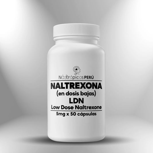 Naltrexona (en dosis baja) (Low Dose Naltrexone LDN) 5mg ► 50 cápsulas Nootrópicos Perú