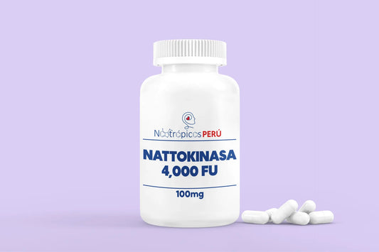 Nattokinasa 600mg (6000 FU) - 100 cápsulas Nootrópicos Perú