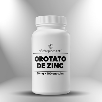 Orotato de zinc 20 mg (zinc elemental) ► 100 cápsulas