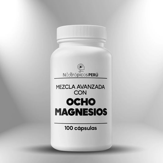 Ocho Magnesios - 100 cápsulas Nootrópicos Perú