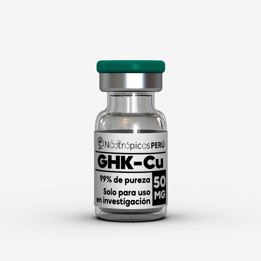 Péptido GHK-Cu (Tripéptido de cobre) ► 50mg Nootrópicos Perú