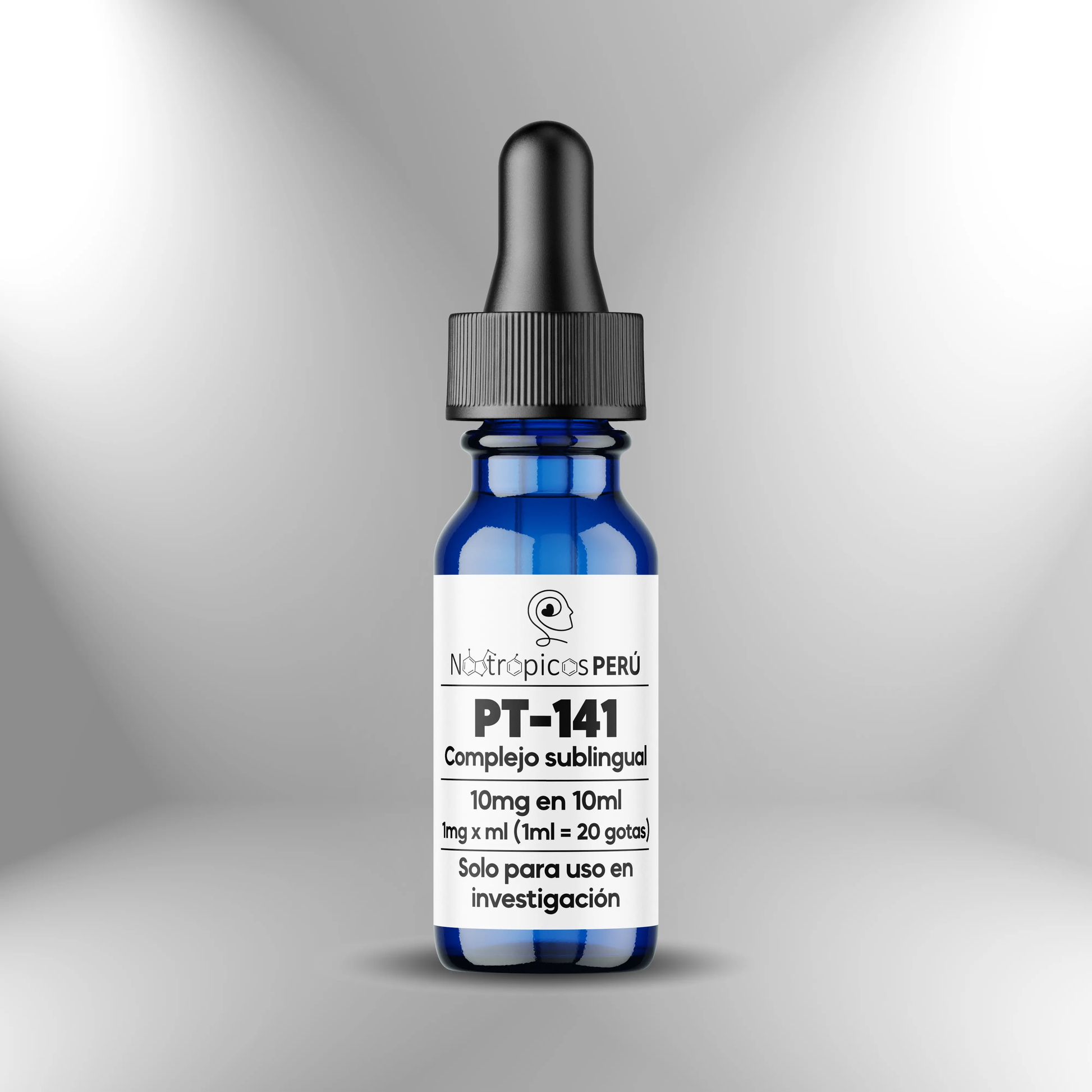 Péptido PT-141 (Bremelanotide) 10mg - Complejo sublingual Nootrópicos Perú