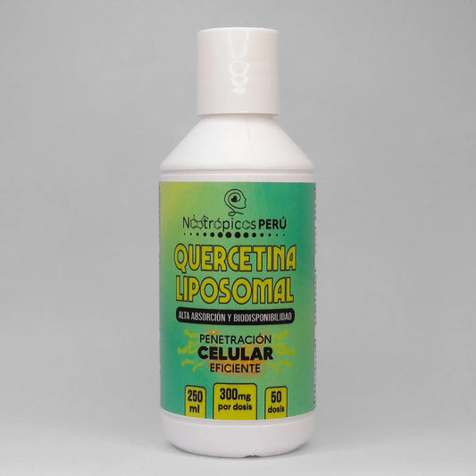 Quercetina Liposomal (300mg x 5ml) - 250ml (50 dosis) Nootrópicos Perú