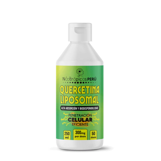 Quercetina Liposomal (300mg x 5ml) - 250ml (50 dosis) Nootrópicos Perú