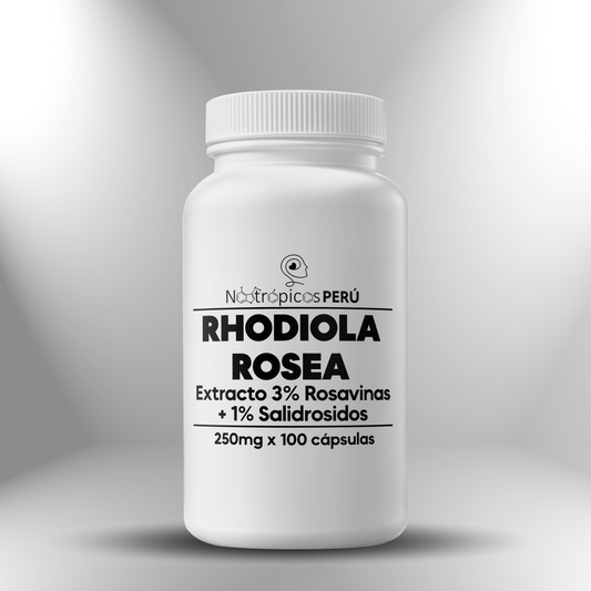 Rhodiola Rosea (Extrato 3% Rosavinas + 1% Salidrosídeos) 250mg - 100 cápsulas