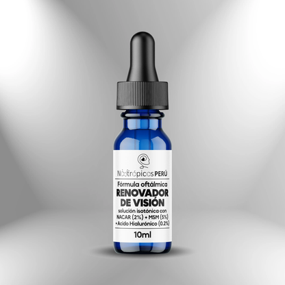 Renovador de Visión (con N acetil carnosina + MSM + Ácido Hialurónico)  ► 10ml Nootrópicos Perú