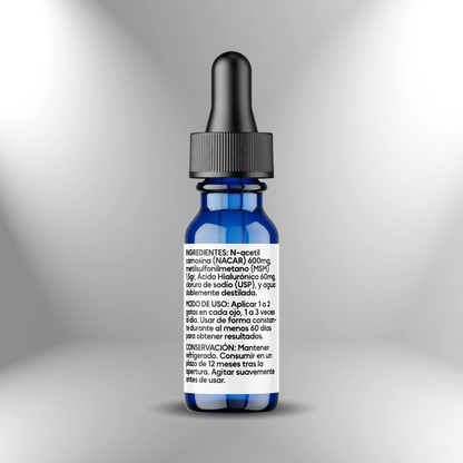 Renovador de Visión (con N acetil carnosina + MSM + Ácido Hialurónico)  ► 10ml Nootrópicos Perú