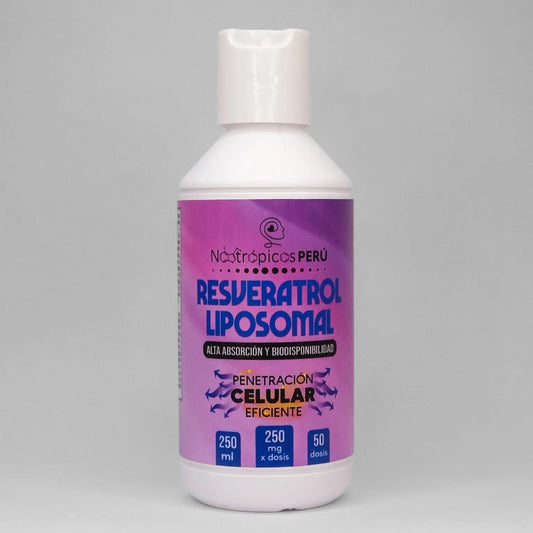 Resveratrol Liposomal (250mg x 5ml) - 250ml (50 dosis) Nootrópicos Perú