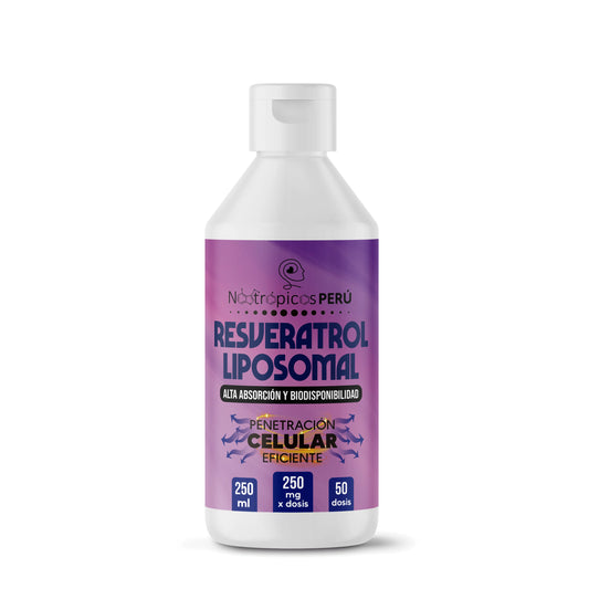 Resveratrol Liposomal (250mg x 5ml) - 250ml (50 dosis) Nootrópicos Perú