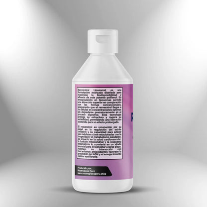Resveratrol Liposomal (250mg x 5ml) - 250ml (50 dosis) Nootrópicos Perú