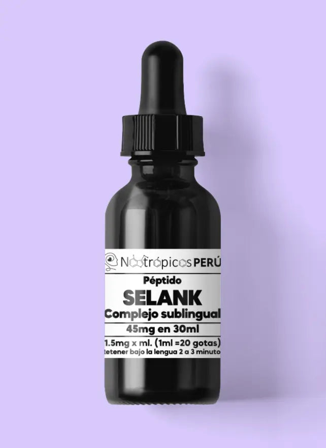 Selank 45mg (Complejo sublingual) - 30ml Nootrópicos Perú