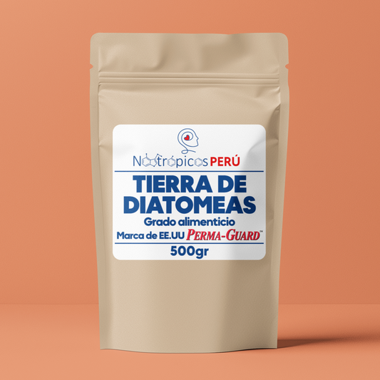 Tierra de Diatomeas Perma-Guard (Grado alimenticio) 500gr Nootrópicos Perú