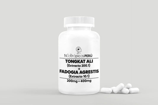 Tongkat Ali + Fadogia Agrestis (Extractos) 200mg + 400mg - 100 cápsulas Nootrópicos Perú