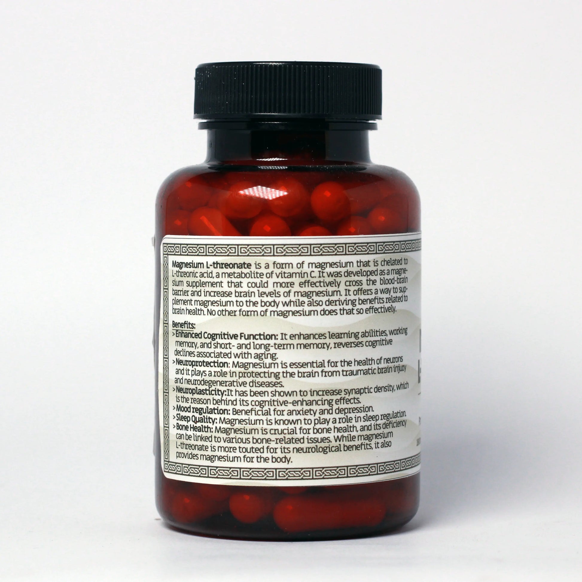 Treonato de Magnesio (Magtein) 600mg - 90 cápsulas Nootrópicos Perú