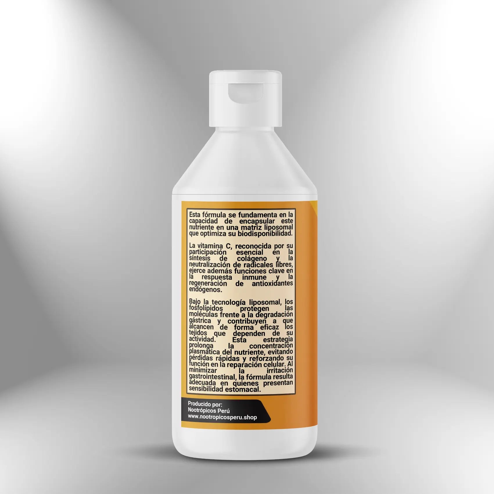 Vitamina C Liposomal (1000mg x 5ml) - 250ml (50 dosis) Nootrópicos Perú