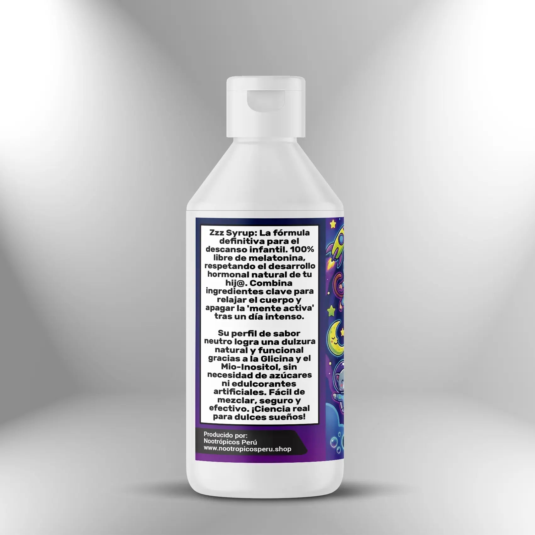 Zzz Syrup (Fórmula infantil de apoyo para dormir) 250ml ► 33 dosis - Nootrópicos Perú