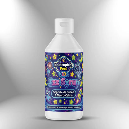 Zzz Syrup (Fórmula infantil de apoyo para dormir) 250ml ► 33 dosis - Nootrópicos Perú